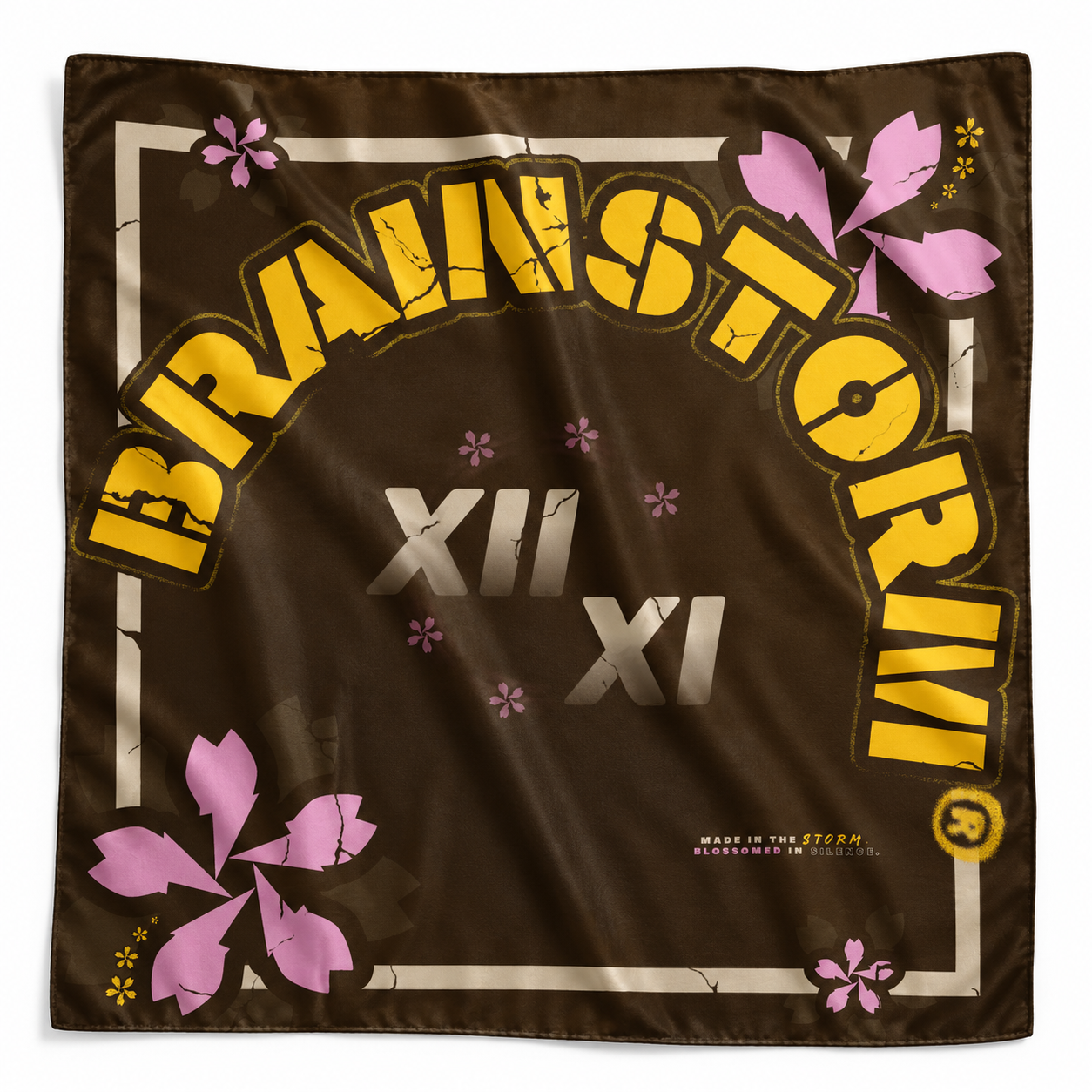 CHERRY BLOSSOM STORM SILK SCARF