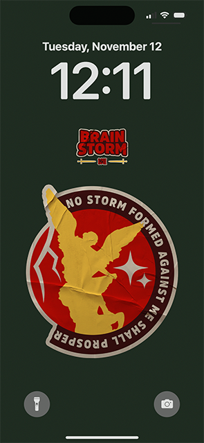 NO STORM FORMED AGAINST ME WALLPAPER