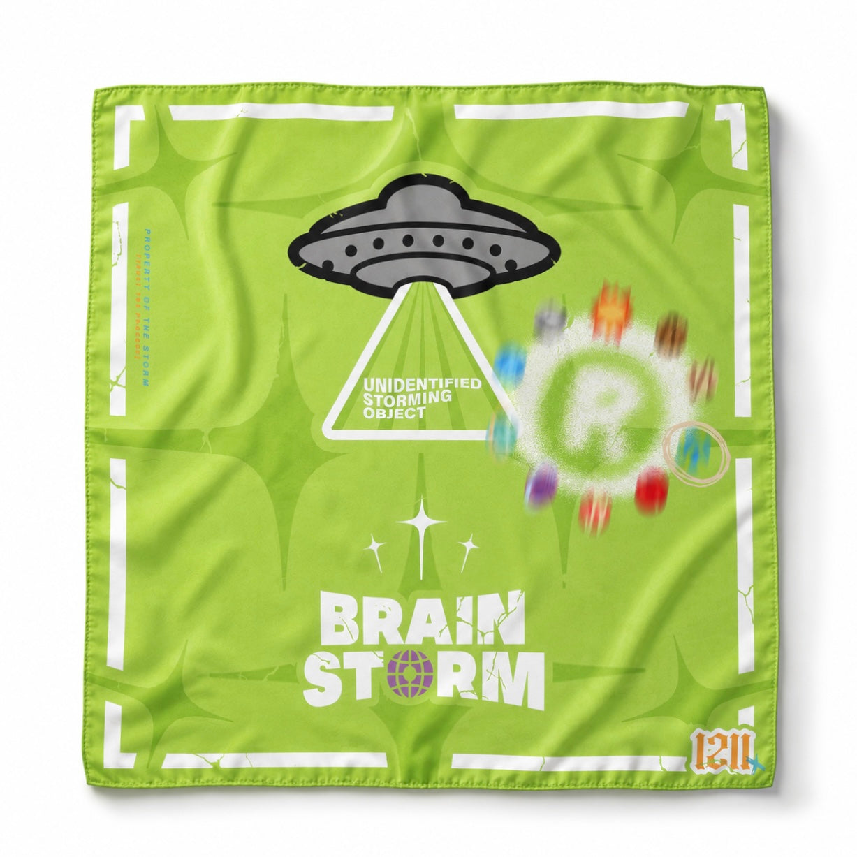 UNIDENTIFIED STORMING SILK SCARF